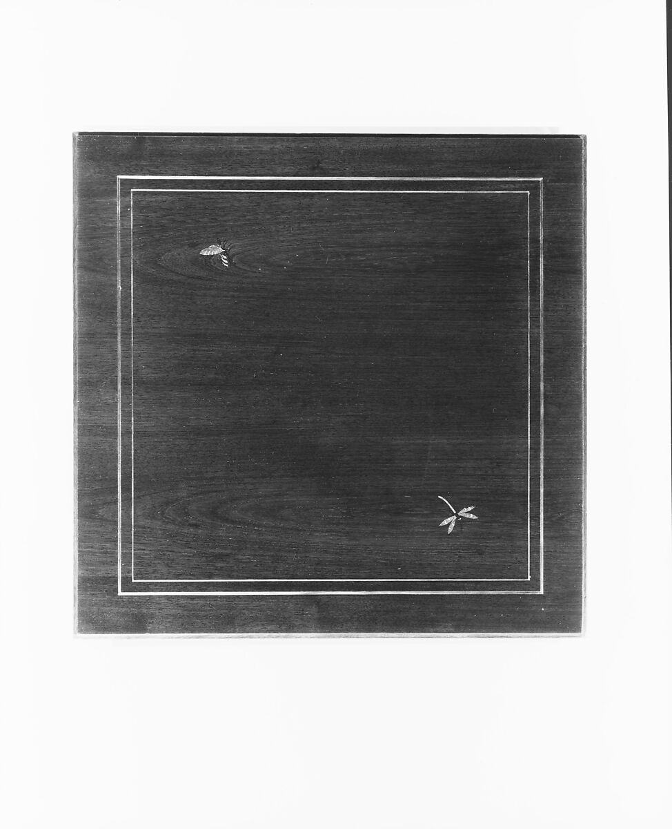 Table, A. and H. Lejambre (American, Philadelphia, Pennsylvania, active 1865–ca. 1907), Probably purpleheart, yellow poplar, inlaid woods, brass, American