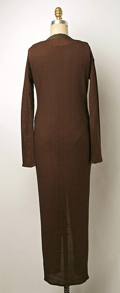 Ensemble, Carmelo Pomodoro (American, 1955–1992), wool, silk, synthetic fiber, cotton, wood, American