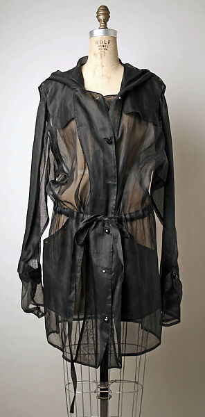 Ensemble, Carmelo Pomodoro (American, 1955–1992), silk, plastic, cotton, wool, American 