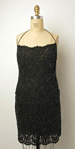 Ensemble, Carmelo Pomodoro (American, 1955–1992), silk, plastic, cotton, wool, American