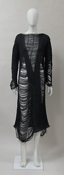 Dress, Yohji Yamamoto (Japanese, born Tokyo, 1943), cotton, Japanese 