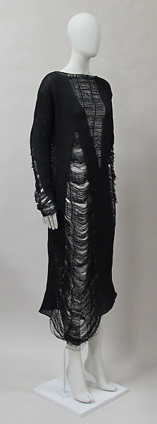 Dress, Yohji Yamamoto (Japanese, born Tokyo, 1943), cotton, Japanese