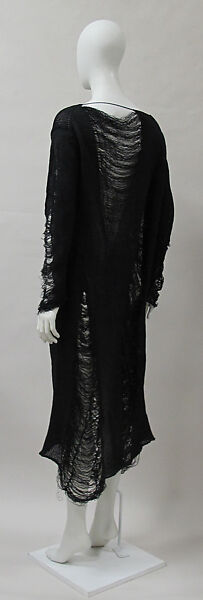 Dress, Yohji Yamamoto (Japanese, born Tokyo, 1943), cotton, Japanese