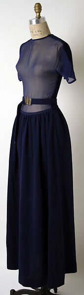 Dress, Rudi Gernreich (American (born Austria), Vienna 1922–1985 Los Angeles, California), wool, silk, metal, American