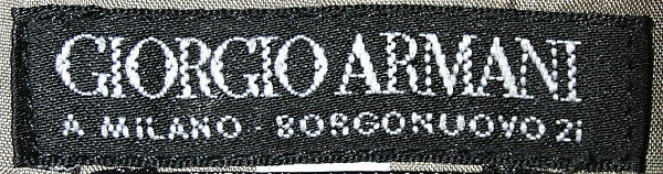 Suit, Giorgio Armani (Italian, founded 1974), wool, silk, Italian