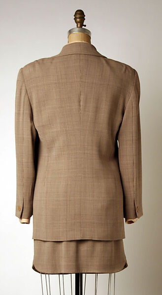 Suit, Giorgio Armani (Italian, founded 1974), wool, silk, Italian