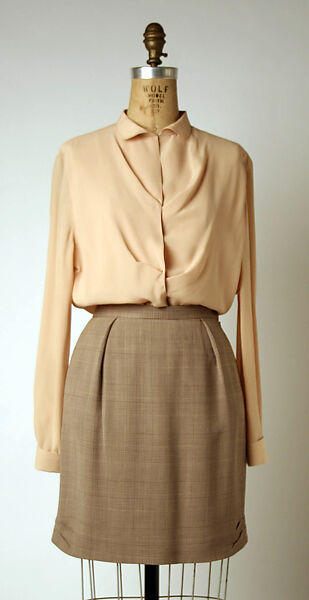 Suit, Giorgio Armani (Italian, founded 1974), wool, silk, Italian