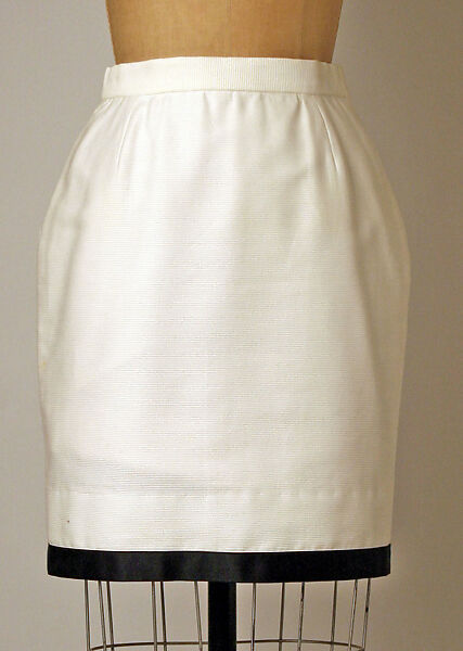 Suit, House of Chanel (French, founded 1910), cotton, silk, plastic, French