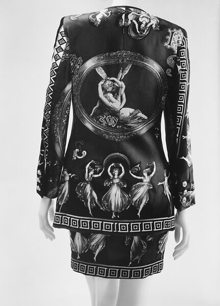 Suit, Versace Couture (Italian, founded 1992), silk, rayon, Italian