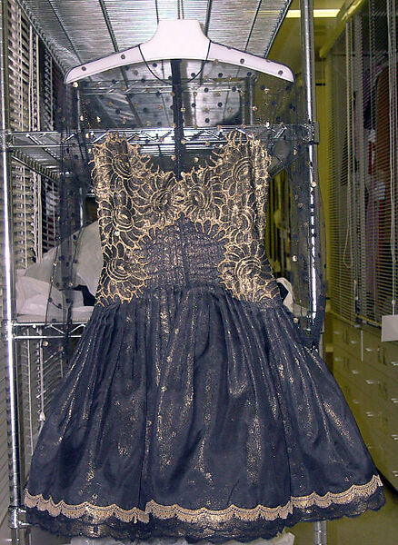 Evening ensemble, Geoffrey Beene (American, Haynesville, Louisiana 1927–2004 New York), silk, metallic thread, American