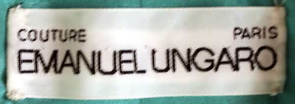 Evening ensemble, Emanuel Ungaro (French, 1933–2019), silk, French