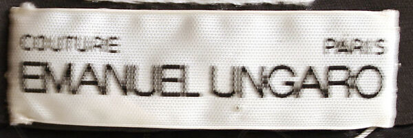 Evening ensemble, Emanuel Ungaro (French, 1933–2019), silk, French