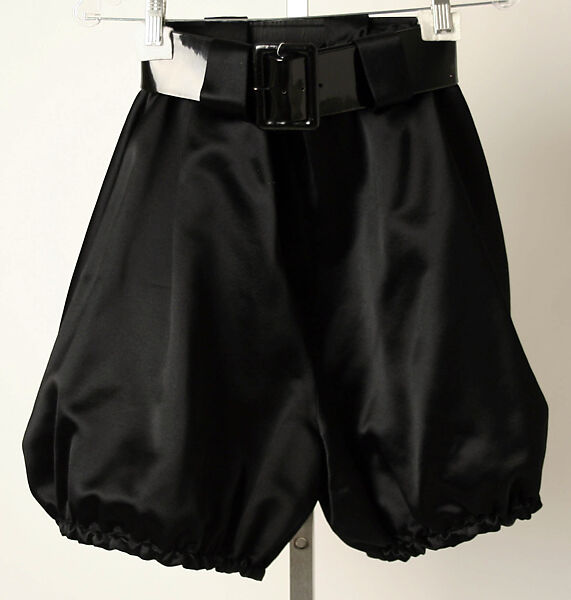 Shorts, Rudi Gernreich (American (born Austria), Vienna 1922–1985 Los Angeles, California), silk, leather, plastic (vinyl), American 