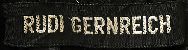 Shorts, Rudi Gernreich (American (born Austria), Vienna 1922–1985 Los Angeles, California), silk, leather, plastic (vinyl), American