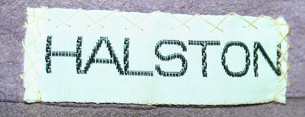 Dress, Halston (American, Des Moines, Iowa 1932–1990 San Francisco, California), Ultrasuede, American