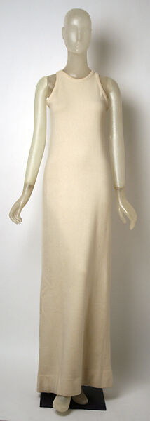 Dress, Halston (American, Des Moines, Iowa 1932–1990 San Francisco, California), cashmere, American
