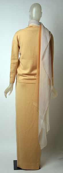 Ensemble, Halston (American, Des Moines, Iowa 1932–1990 San Francisco, California), (a, b) wool; (c) silk, American