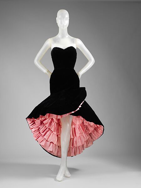Evening dress, House of Balenciaga (French, founded 1937), silk, French