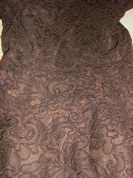 Evening dress, House of Balenciaga (French, founded 1937), silk, cotton, French