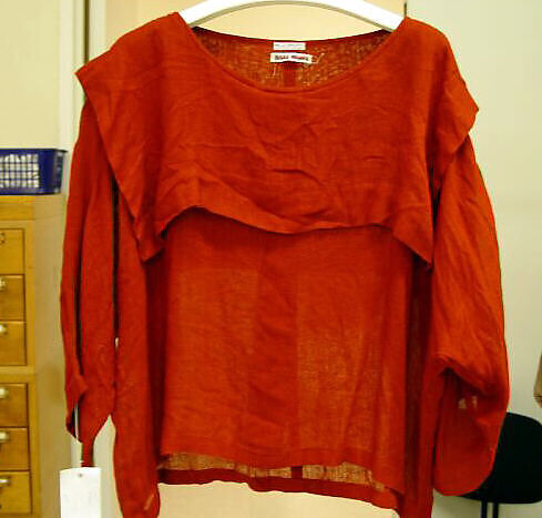 Shirt, Issey Miyake (Japanese, 1938–2022), linen, Japanese 