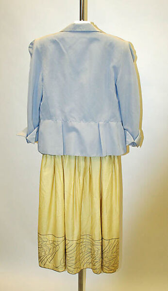 Suit, Claude Montana (French, 1949–2024), silk, cotton, French