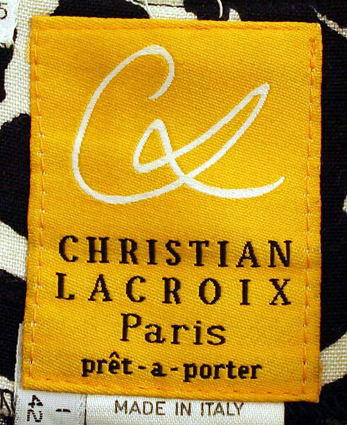 Shorts, Christian Lacroix (French, born 1951), linen, French