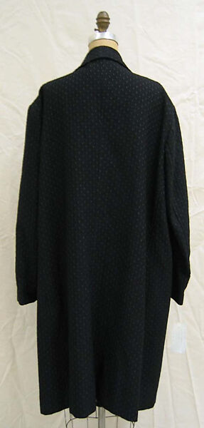 Coat, Yohji Yamamoto (Japanese, born Tokyo, 1943), wool, Japanese