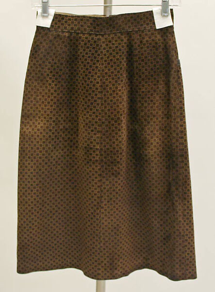 Suit, Gucci (Italian, founded 1921), suede, Italian