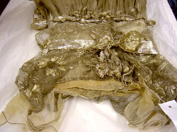 Evening dress, Lucile Ltd., New York (American, 1910–1932), metallic thread, American