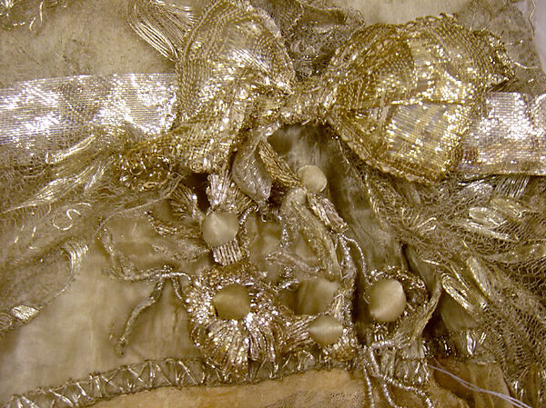 Evening dress, Lucile Ltd., New York (American, 1910–1932), metallic thread, American