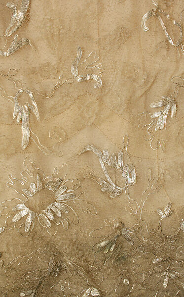 Evening dress, Lucile Ltd., New York (American, 1910–1932), metallic thread, American