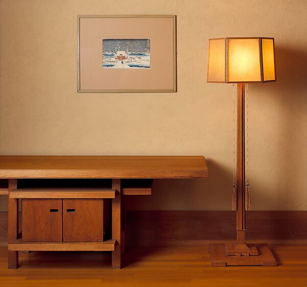 Table, Frank Lloyd Wright (American, Richland Center, Wisconsin 1867–1959 Phoenix, Arizona), White oak, American