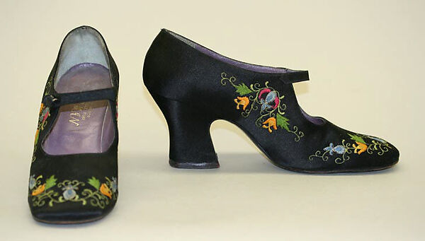 Shoes, Herbert Levine Inc. (American, founded 1949), satin, leather, American