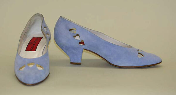 Pumps, Maud Frizon (French, born 1942), suede, French 