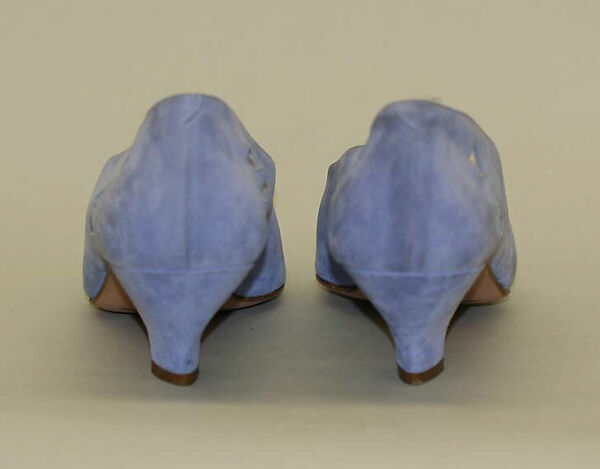 Pumps, Maud Frizon (French, born 1942), suede, French