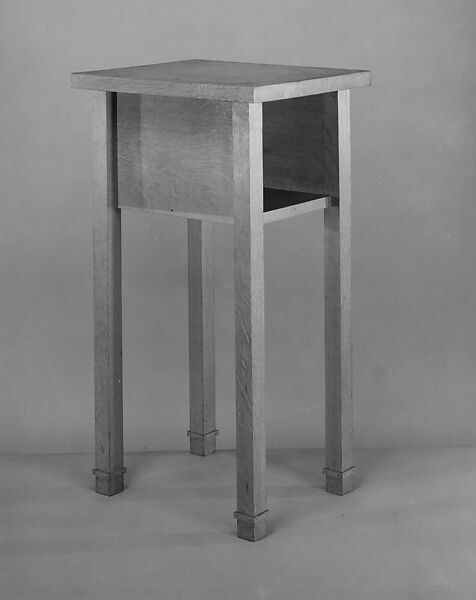 Table, Frank Lloyd Wright (American, Richland Center, Wisconsin 1867–1959 Phoenix, Arizona), White oak, American 