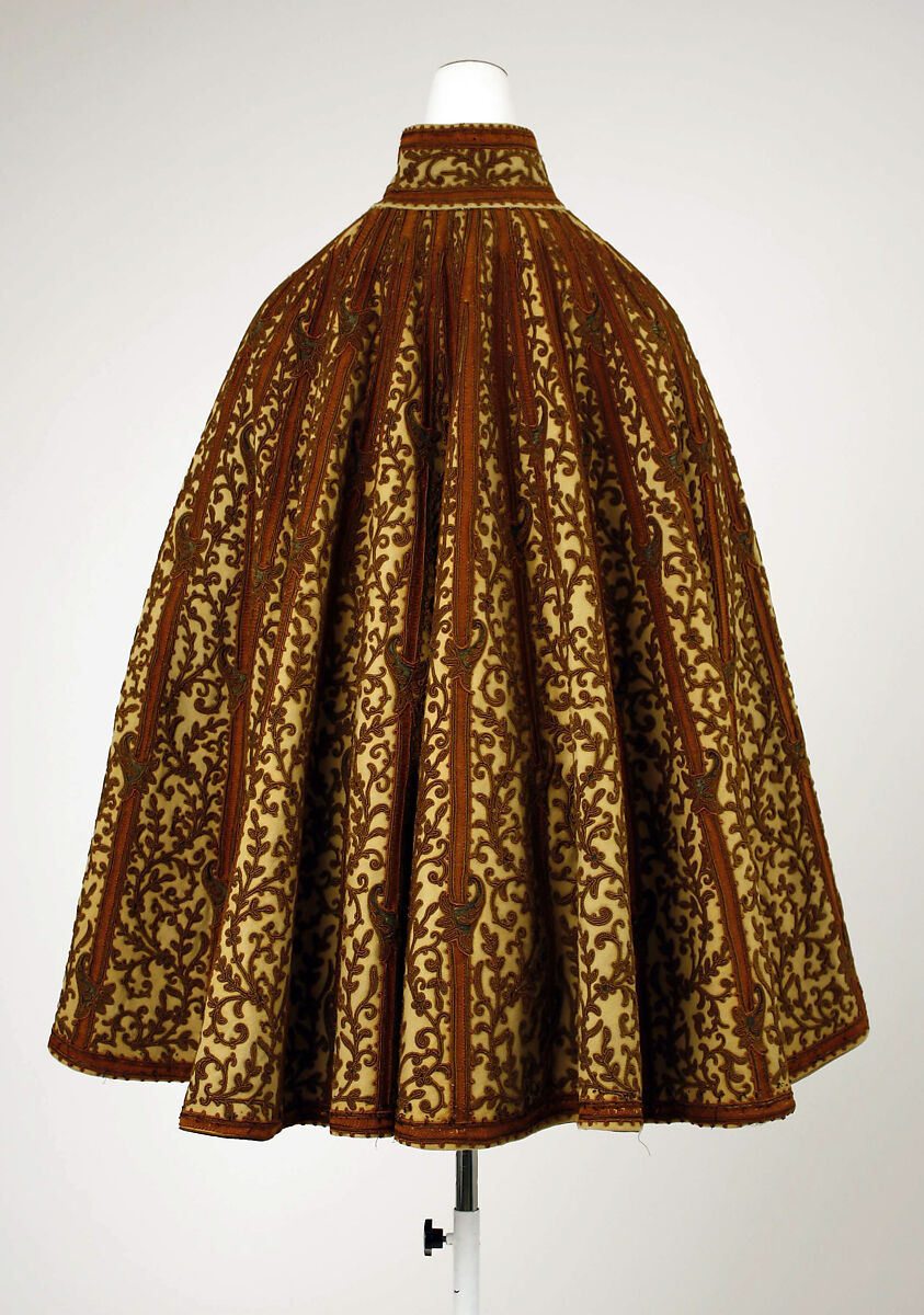 Cape, Manby (French), wool, silk, French