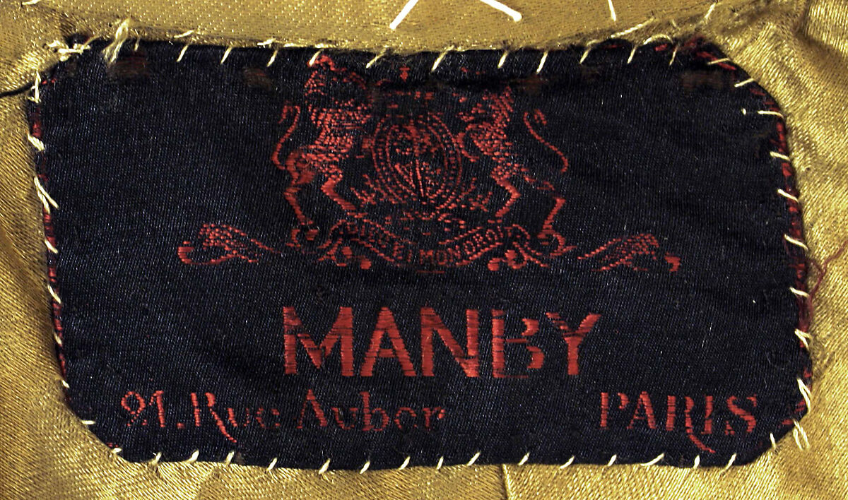 Cape, Manby (French), wool, silk, French