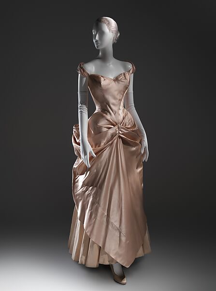 Wedding dress, Charles James (American, born Great Britain, 1906–1978), silk, American