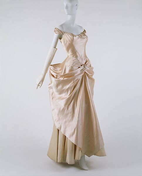 Wedding dress, Charles James (American, born Great Britain, 1906–1978), silk, American 