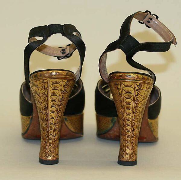 Sandals, Cangemi, Inc., silk, leather, Italian