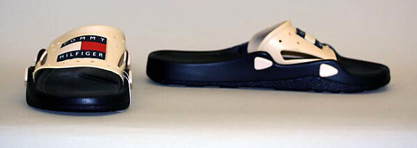 Athletic ensemble, Tommy Hilfiger Corporation (American, founded 1985), (a) nylon, cotton; (b) nylon; (c, d) plastic, American