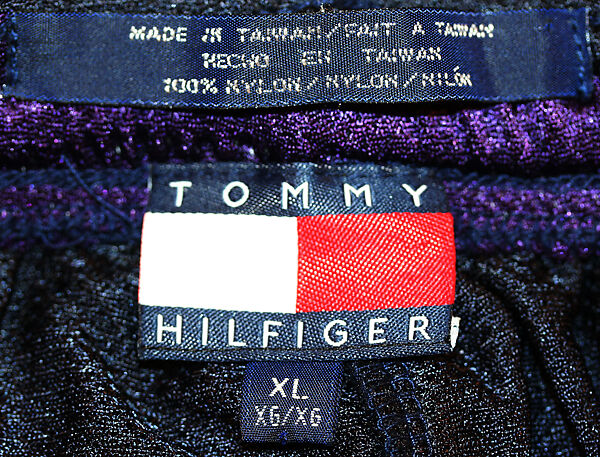 Athletic ensemble, Tommy Hilfiger Corporation (American, founded 1985), (a) nylon, cotton; (b) nylon; (c, d) plastic, American