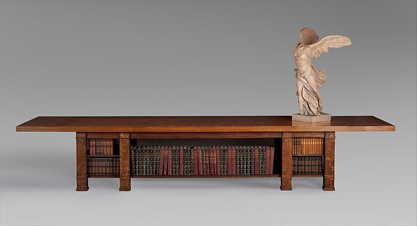 Table, Frank Lloyd Wright (American, Richland Center, Wisconsin 1867–1959 Phoenix, Arizona), White oak, American 