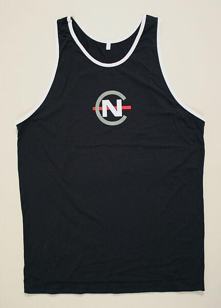 Athletic ensemble, Nautica, (a) nylon; (b) synthetic fiber; (c) nylon, spandex; (d) synthetic fiber; (e) plastic, metal; (f) elastic, metal, (g, h) leather, metal, synthetic fiber, plastic (foam), rubber, American