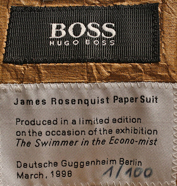 Ensemble, James Rosenquist (American, Grand Forks, North Dakota 1933–2017 New York), (a, b) DuPont Tyvek®; (c) metal; (d, e) paper, German