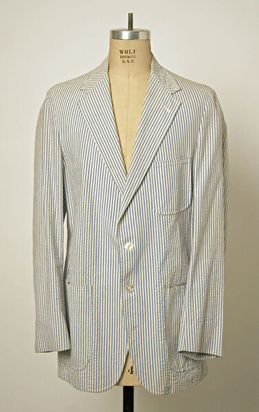 Jacket, Brooks Brothers (American, founded 1818), cotton, American 