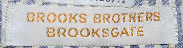 Jacket, Brooks Brothers (American, founded 1818), cotton, American