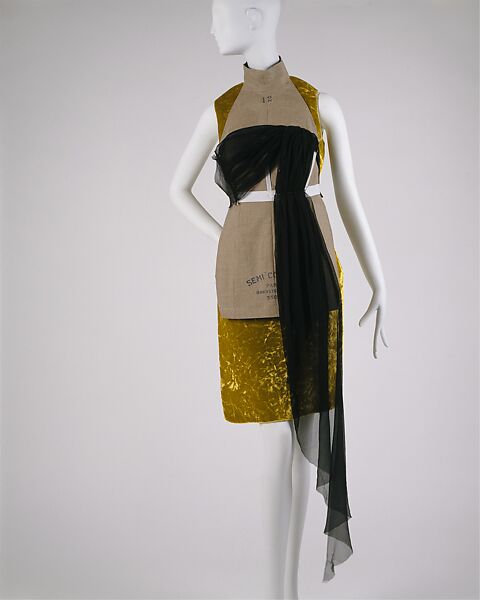 "Drapery Study", Maison Margiela  French, (a) rayon, acetate, cuprimonium acetate; (b, c) cotton; (d, e) silk; (f, g) leather, French