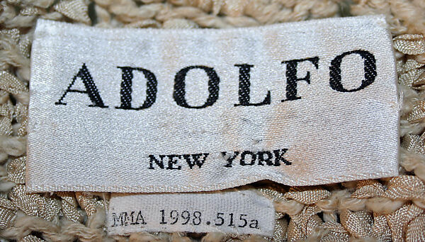 Suit, Adolfo (American, born Cuba, Cárdenas 1923–2021 New York), (a,b) wool, rayon; (c) silk, American